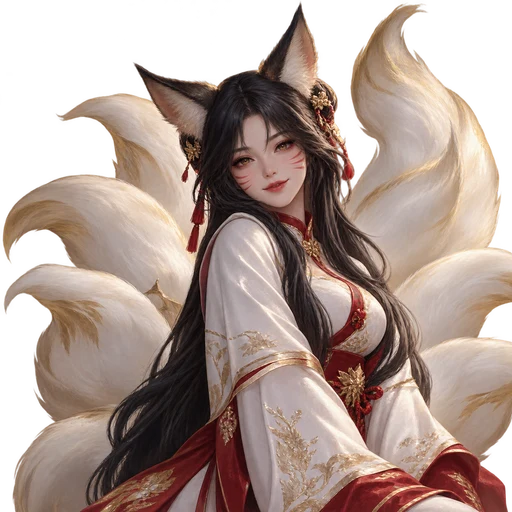 Ahri — AI PNGTuber character generated from the prompt below