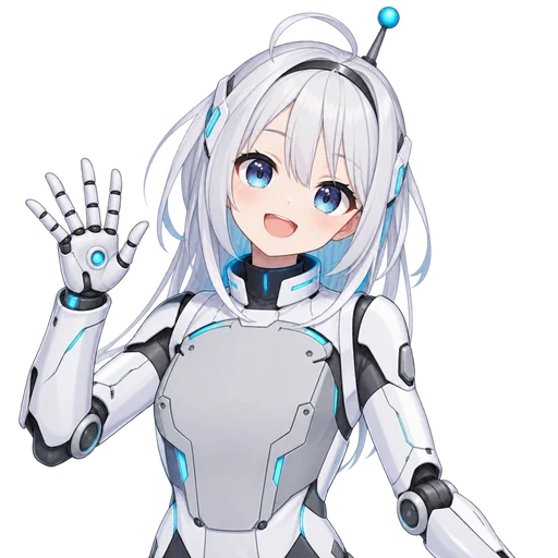 Roboco-san — AI PNGTuber character generated from the prompt below
