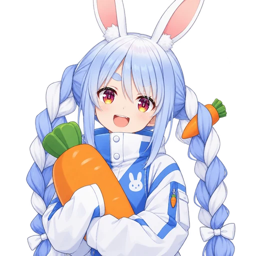 Usada Pekora — AI PNGTuber character generated from the prompt below